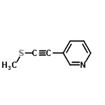 CAS#: 18212-56-1, 3-[(Methylsulfanyl)Ethynyl]Pyridine