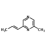 CAS#: 18217-81-7, 2-Methyl-6-[(1E)-1-Propen-1-Yl]Pyrazine