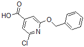 CAS#: 182483-63-2, 2-Chloro-6-(Phenylmethoxy)-4-Pyridinecarboxylic Acid