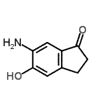 CAS 登录号：182500-00-1， 6-氨基-5-羟基-1-茚满酮