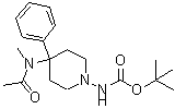 CAS#: 182621-53-0, 2-Methyl-2-Propanyl {4-[Acetyl(Methyl)Amino]-4-Phenyl-1-Piperidinyl}Carbamate