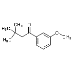 CAS 登录号：182631-11-4， 1-(3-甲氧基苯基)-3,3-二甲基-1-丁酮