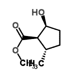 CAS 登录号：182683-23-4， 甲基(1R,2S,5S)-2-羟基-5-甲基环戊烷羧酸酯