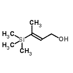 CAS 登录号：18269-58-4， (2E)-3-(三甲基硅烷基)-2-丁烯-1-醇