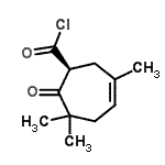 CAS#: 182695-00-7, (1S)-3,6,6-Trimethyl-7-Oxo-3-Cycloheptene-1-Carbonyl Chloride