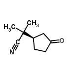 CAS#: 182863-79-2, 2-Methyl-2-[(1R)-3-Oxocyclopentyl]Propanenitrile