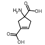 CAS 登录号：182888-98-8， 1-氨基-3-环戊烯-1,3-二甲酸