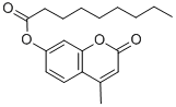 CAS#: 18319-93-2, Nonanoic Acid 4-Methyl-2-Oxo-2H-1-Benzopyran-7-Yl Ester