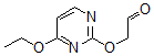 CAS#: 183232-39-5, [(4-Ethoxy-Pyrimidin-2-Yl)Oxy]-Acetaldehyde