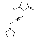 CAS#: 18325-12-7, 5-Methyl-1-[4-(1-Pyrrolidinyl)-2-Butyn-1-Yl]-2-Pyrrolidinone