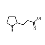 CAS 登录号：18325-18-3， 3-(2-吡咯烷基)丙酸