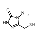 CAS#: 183376-67-2, 4-Amino-5-(Sulfanylmethyl)-2,4-Dihydro-3H-1,2,4-Triazol-3-One