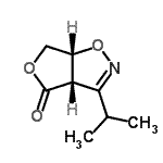 CAS 登录号：183386-20-1， (3aS,6aR)-3-异丙基-6,6A-二氢呋喃并[3,4-d][1,2]恶唑-4(3aH)-酮