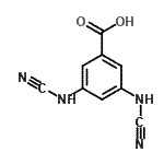 CAS#: 183430-49-1, 3,5-Bis(Cyanoamino)Benzoic Acid