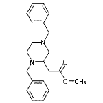 CAS#: 183742-32-7, Methyl (1,4-Dibenzyl-2-Piperazinyl)Acetate