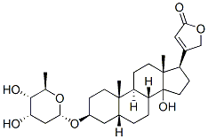 CAS#: 18404-43-8, (5beta)-3beta-[(2,6-Dideoxy-beta-D-Ribo-Hexopyranosyl)Oxy]-14-Hydroxycard-20(22)-Enolide