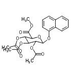 CAS#: 18404-55-2, Methyl 1-Naphthyl 2,3,4-Tri-O-Acetylhexopyranosiduronate