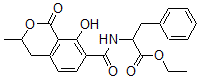 CAS 登录号：18420-71-8， N-[(R)-3,4-二氢-8-羟基-3alpha-甲基-1-氧代-1H-2-苯并吡喃-7-基]羰基-L-苯基丙氨酸乙酯