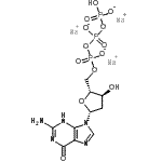 CAS#: 18423-40-0, Trisodium 2'-deoxy-5'-O-[({[(hydroxyphosphinato)oxy]phosphinato}oxy)phosphinato]guanosine