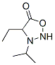 CAS 登录号：18443-37-3， 4-乙基-3-异丙基-1,2,3-恶二唑烷-5-酮