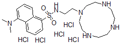 CAS 登录号：184537-03-9， 5-(二甲基氨基)-N-[2-(1,4,7,10-四氮杂环十二碳-1-基)乙基]-1-萘磺酰胺盐酸盐(1:5)