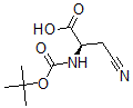 CAS 登录号：184685-17-4， (2R)-3-氰基-2-[[(1,1-二甲基乙氧基)羰基]氨基]-丙酸