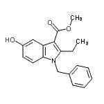 CAS#: 184705-03-1, Methyl 1-Benzyl-2-Ethyl-5-Hydroxy-1H-Indole-3-Carboxylate