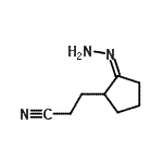 CAS#: 185013-66-5, 3-[(2Z)-2-Hydrazonocyclopentyl]Propanenitrile