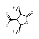 CAS 登录号：185246-58-6， (2S,3S,4R)-2,4-二甲基-5-氧代四氢-3-呋喃羧酸