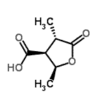 CAS#: 185246-60-0, (2S,3S,4S)-2,4-Dimethyl-5-Oxotetrahydro-3-Furancarboxylic Acid