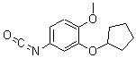 CAS#: 185300-51-0, 2-(Cyclopentyloxy)-4-Isocyanato-1-Methoxy-Benzene