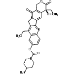 CAS#: 185304-42-1, (4S)-4,11-Diethyl-4-Hydroxy-3,14-Dioxo-3,4,12,14-Tetrahydro-1H-Pyrano[3',4':6,7]Indolizino[1,2-b]Quinolin-9-Yl 4-Amino-1-Piperidinecarboxylate
