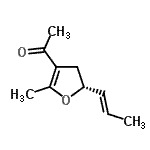 CAS 登录号：185317-33-3， 1-{(5R)-2-甲基-5-[(1E)-1-丙烯-1-基]-4,5-二氢-3-呋喃基}乙酮