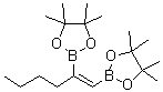 CAS 登录号：185427-48-9， (E)-1-己烯-1,2-二硼酸二(频哪醇)酯