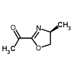 CAS 登录号：185444-99-9， 1-[(4S)-4-甲基-4,5-二氢-1,3-恶唑-2-基]乙酮