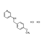 CAS 登录号：185669-66-3， N-(4-甲氧基苄基)-3-吡啶胺二盐酸盐