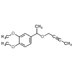 CAS#: 185676-84-0, 4-[1-(2-Butyn-1-Yloxy)Ethyl]-1,2-Dimethoxybenzene