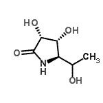 CAS#: 185689-16-1, (3R,4R,5R)-3,4-Dihydroxy-5-(1-Hydroxyethyl)-2-Pyrrolidinone
