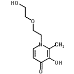 CAS#: 185743-65-1, 3-Hydroxy-1-[2-(2-Hydroxyethoxy)Ethyl]-2-Methyl-4(1H)-Pyridinone