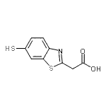 CAS#: 185805-00-9, (6-Sulfanyl-1,3-Benzothiazol-2-Yl)Acetic Acid