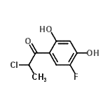 CAS 登录号：185843-78-1， 2-氯-1-(5-氟-2,4-二羟基苯基)-1-丙酮