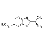 CAS 登录号：185949-52-4， (1R)-1-(6-甲氧基-1,3-苯并噻唑-2-基)乙胺