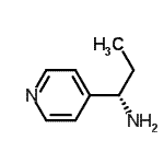 CAS 登录号：186029-03-8， (1S)-1-(4-吡啶基)-1-丙胺
