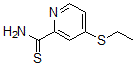 CAS 登录号：186044-56-4， 4-乙硫基吡啶-2-硫代甲酰胺