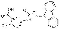 CAS#: 186320-16-1, 2-Chloro-5-[[(9H-Fluoren-9-Ylmethoxy)Carbonyl]Amino]-Benzoic Acid