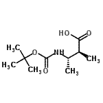 CAS#: 186494-09-7, (2S,3S)-2-Methyl-3-({[(2-Methyl-2-Propanyl)Oxy]Carbonyl}Amino)Butanoic Acid