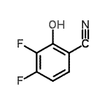 CAS 登录号：186590-34-1， 3,4-二氟-2-羟基苯甲腈