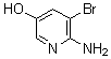 CAS 登录号：186593-53-3， 6-氨基-5-溴-3-吡啶醇