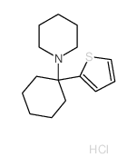 CAS#: 1867-65-8, 1-(1-Thiophen-2-ylcyclohexyl)piperidine chloride