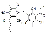 CAS#: 1867-82-9, 1-[3-[[2,4-Dihydroxy-6-Methoxy-5-Methyl-3-(1-Oxobutyl)Phenyl]Methyl]-2,4,6-Trihydroxy-5-Methylphenyl]-1-Butanone